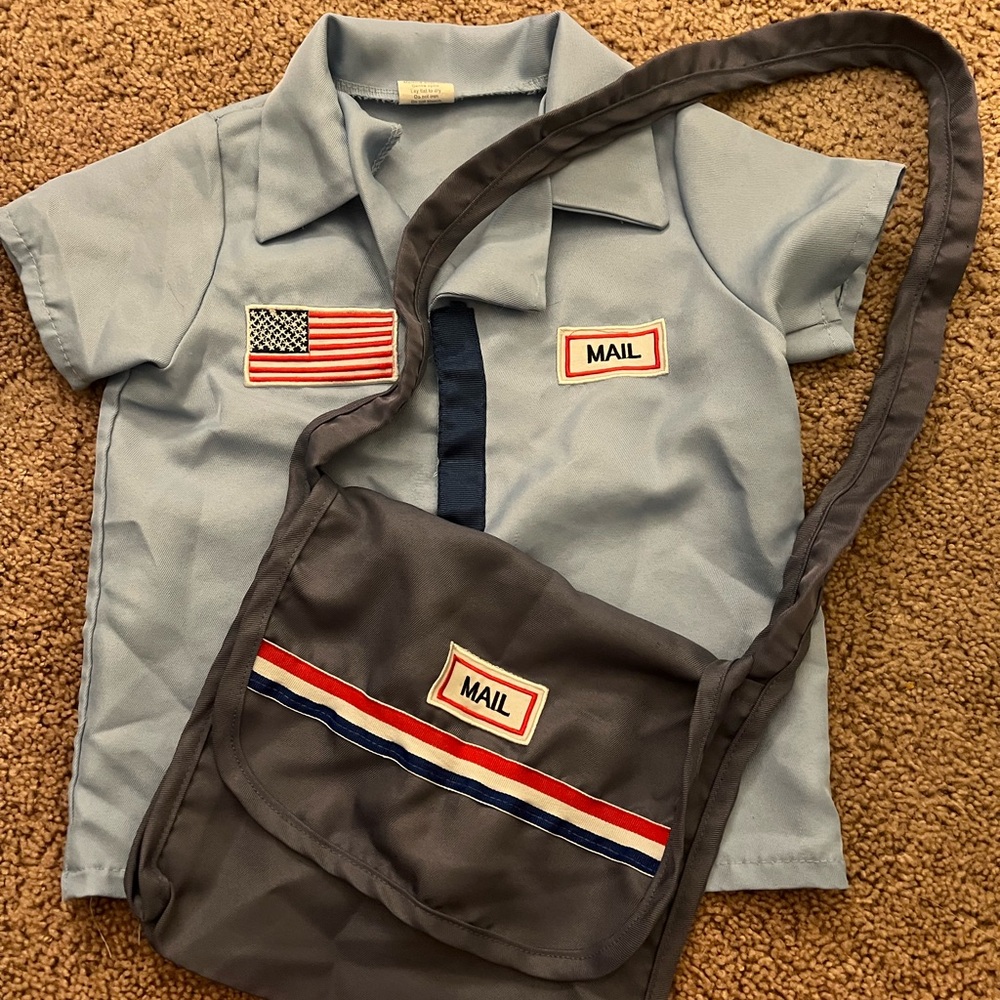 Kids Mailman Costume